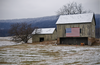 Snow & frozen barn, Hillsboro, VA
